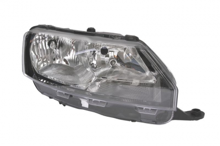 Piese Auto - Far dreapta (H15/H7, reglaj electric, cu motoras) SKODA RAPID 2012-2017