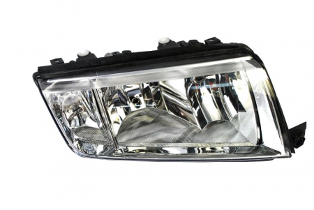 Iluminat auto - Far dreapta (H3/H7, reglaj electric, fundal argintiu) SKODA FABIA 1999-2008