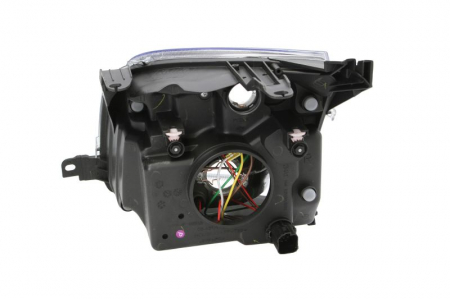 Far Dreapta (H4, electric, cu motor, culoare interior: cromat, culoare semnalizator: alb) potrivit FORD FUSION [1]