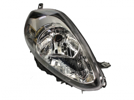 Piese Auto - Far dreapta (H4, electric, cu motoras, fundal cromat) ABARTH PUNTO FIAT PUNTO, PUNTO EVO
