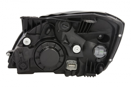 Far dreapta (H4, electric, cu motoras, fundal cromat, fundal transparent) KIA RIO, HATCHBACK/LIMUZINA/COMBI 2005-2011 [1]