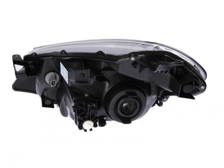 Far dreapta (H4, electric, cu motoras, fundal cromat) TOYOTA YARIS [1]