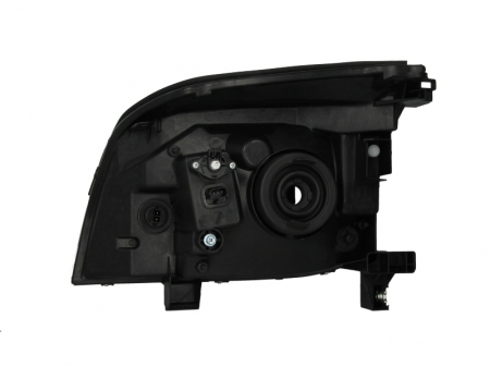 Far dreapta (H4, electric, cu motoras, fundal negru/albastru) NISSAN X-TRAIL [1]