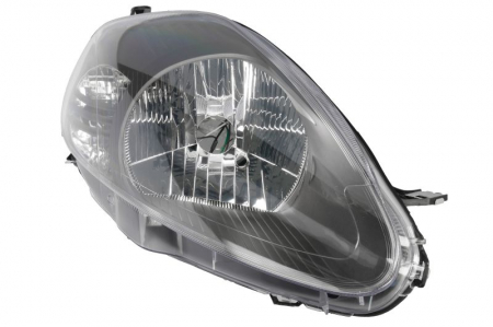 Iluminat auto - Far dreapta (H4, electric, cu motoras, fundal negru/insertii crom) ABARTH GRANDE PUNTO FIAT GRANDE PUNTO dupa 2008