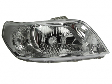 Far dreapta H4, electric, cu motoras,interior crom, semnalizator transparent CHEVROLET AVEO 2 II intre 2008-2011 [2]