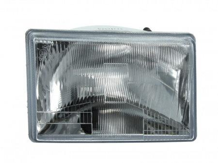 Piese Auto - Far dreapta (H4, electric, fundal argintiu, fundal transparent) JEEP GRAND CHEROKEE 1991-1999