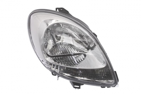 Piese Auto - Far dreapta (H4, electric, fundal argintiu, fundal transparent) NISSAN KUBISTAR RENAULT KANGOO, KANGOO EXPRESS 1997-2009