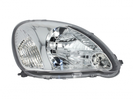 Piese Auto - Far dreapta (H4, electric, fundal argintiu) TOYOTA YARIS 2003-2005