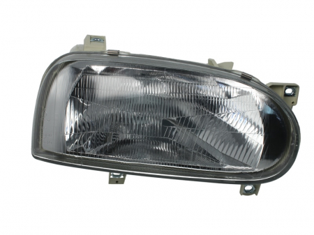 Iluminat auto - Far dreapta (H4, electric, fundal argintiu) VW GOLF III
