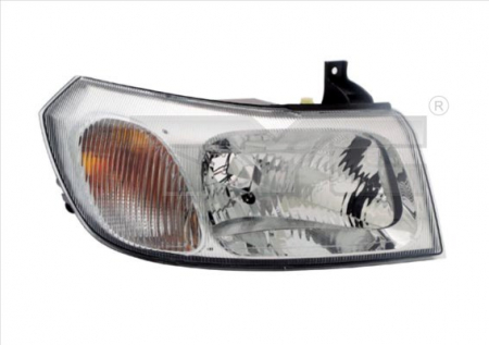 Piese Auto - Far dreapta (H4, electric, fundal cromat) FORD TRANSIT 2000-2006
