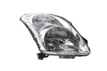 Piese Auto - Far dreapta (H4, electric, fundal cromat, fundal transparent) SUZUKI SWIFT III dupa 2005