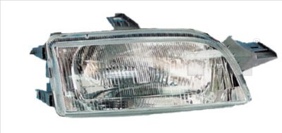 Iluminat auto - Far dreapta (H4, electric, manual, fundal argintiu) FIAT PUNTO 1993-2000