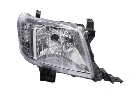Piese Auto - Far dreapta (H4, electric, manual, fundal cromat, fundal transparent) TOYOTA HILUX 2004-2008
