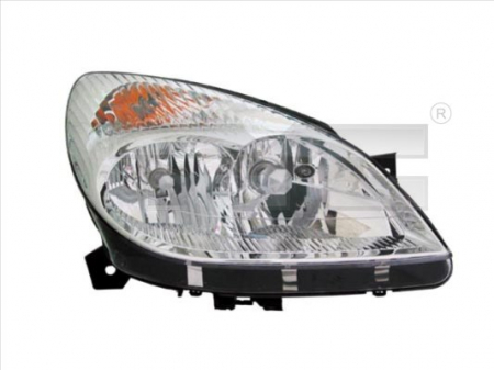 Piese Auto - Far dreapta (H4/H7, manual, fundal cromat) CITROEN C5 I 2001-2004