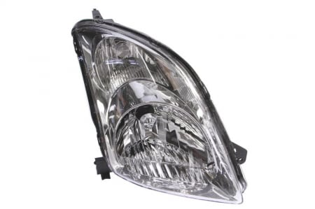 Piese Auto - Far dreapta (H4, manual, fundal cromat, fundal transparent) SUZUKI SWIFT 2005-2007
