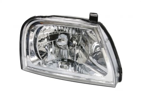 Piese Auto - Far dreapta (H4, manual, fundal cromat) MITSUBISHI L 200 1996-2005