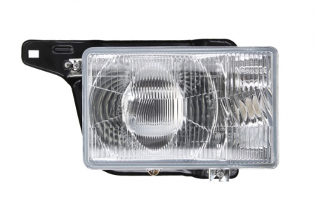 Piese Auto - Far dreapta H4, manual, interior argintiu ISUZU TROOPER intre 1983-1991
