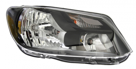 Piese Auto - Far dreapta H4/P21W/PY21W, electric, cu motoras,interior crom, semnalizator transparent VW CADDY 3 III intre 2010-2015