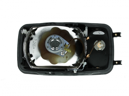 Far dreapta H4/P21W/T4W, fundal argintiu, culoare semnalizator portocaliu MERCEDES MK, SK intre 1987-1996 [1]