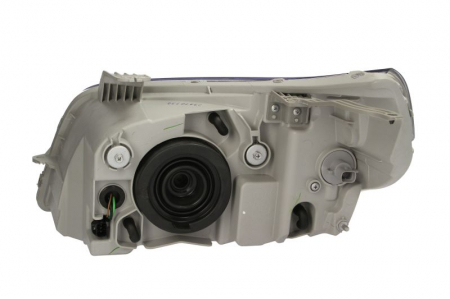 Piese Auto - Far Dreapta H4/PY21W/W5W, electric, cu motor, interior negru potrivit CHEVROLET AVEO, AVEO / KALOS