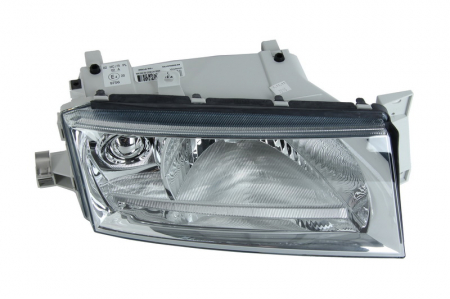 Piese Auto - Far Dreapta (H4/W5W, electric, cu motor, halogen) potrivit SKODA OCTAVIA I 08.00-12.10