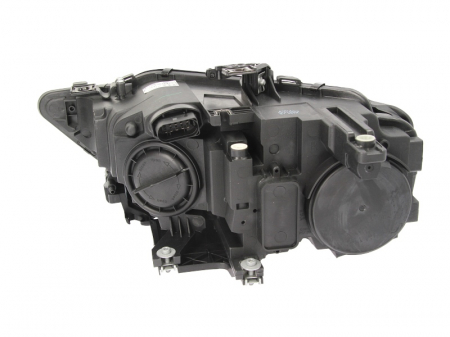 Far dreapta H7, electric, cu motoras, fundal gri, semnalizator transparent AUDI A4 B8 intre 2011-2016 [1]