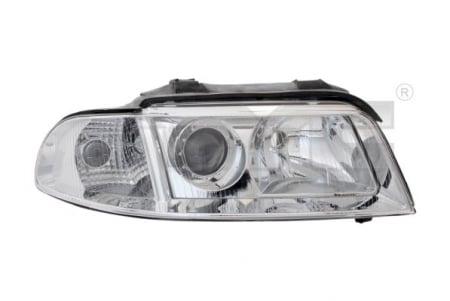 Piese Auto - Far dreapta H7, electric, cu motoras,interior crom AUDI A4