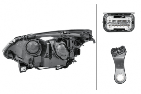 Far dreapta H7, electric, cu motoras, LED semnalizator BMW Seria 5 E60, E61 intre 2007-2010 [1]