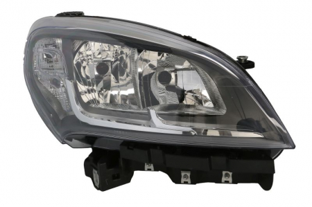 Faruri - Far Dreapta (H7/H7/W21W/WY21W, cu motor) potrivit FIAT DOBLO, DOBLO CARGO