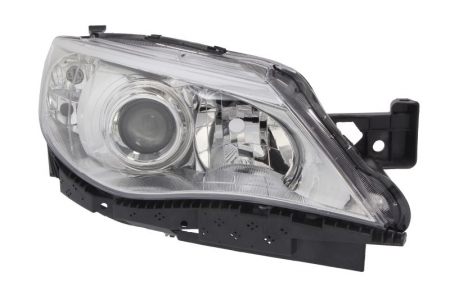 Piese Auto - Far dreapta (H7/HB3, electric, cu motoras, fundal cromat) SUBARU IMPREZA 2008-2012