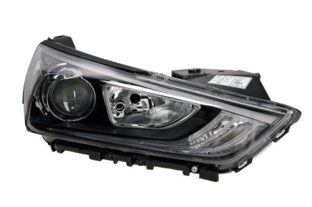 Piese Auto - Far dreapta H7/HB3, electric, cu motoras, interior argintiu HYUNDAI IONIQ dupa 2016