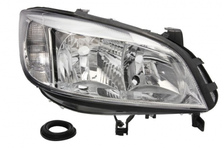 Piese Auto - Far dreapta (H7/HB3, electric, fundal cromat) OPEL ZAFIRA 1999-2005