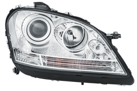 Piese Auto - Far dreapta H7/PY21W,interior crom, semnalizator transparent MERCEDES Clasa M ML W164 intre 2005-2008