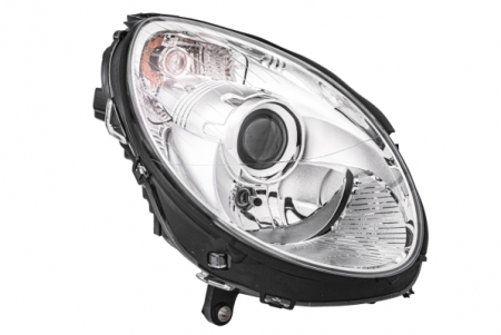 Piese Auto - Far dreapta (H7/PY21W, reglaj electric, cu motoras, fundal cromat, fundal transparent) MERCEDES Clasa R (W251, V251)