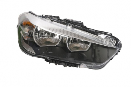 Piese Auto - Far dreapta (H7, reglaj electric, cu lumini de zi) BMW X1 2015-2019