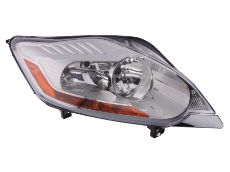 Piese Auto - Far dreapta (H7, reglaj electric, cu motoras, fundal argintiu, fundal galben) FORD KUGA 2008-2012