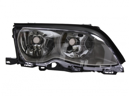 Iluminat auto - Far dreapta (H7, reglaj electric, cu motoras, fundal titan) BMW Seria 3 2001-2006