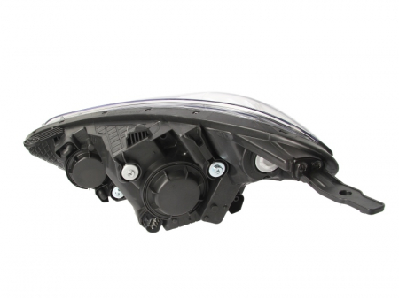 Far dreapta (H7, reglaj electric, fundal cromat, Semnalizator argintiu) HYUNDAI I20 2008-2015 [1]