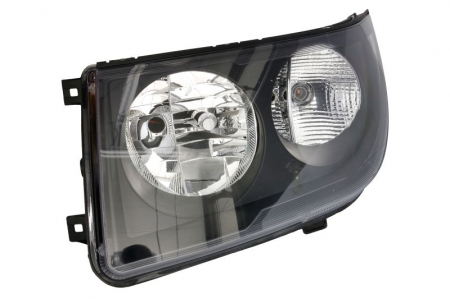 Piese Auto - Far dreapta (H7, reglaj electric, fundal negru) VW CRAFTER 2006-2017