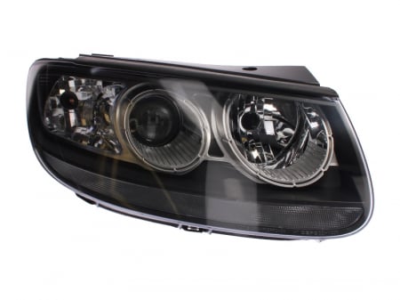 Piese Auto - Far dreapta (H7, reglaj electric, manual, fundal cromat, fundal transparent) HYUNDAI SANTA FE 2006-2009
