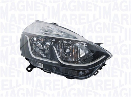 Far Dreapta (halogen, H1/H7, electric, cu motor, culoare insert: cromat, culoare semnalizator: portocaliu) potrivit RENAULT CLIO IV, CLIO IV/HATCHBACK [3]