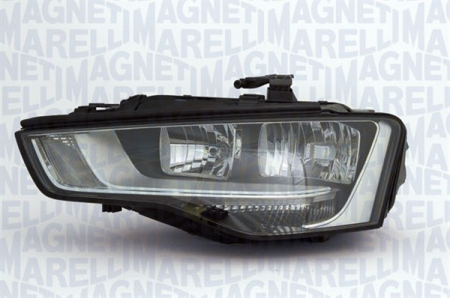 Piese Auto - Far Dreapta (halogen, H7/H7, electric, cu motor, bec, culoare insert: negru) potrivit AUDI A5