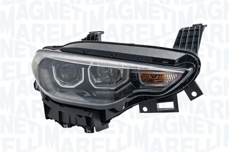 Piese Auto - Far Dreapta (halogen, H7/H7/LED/PY21W, bec, culoare insert: gri, culoare semnalizator: portocaliu) potrivit FIAT TIPO