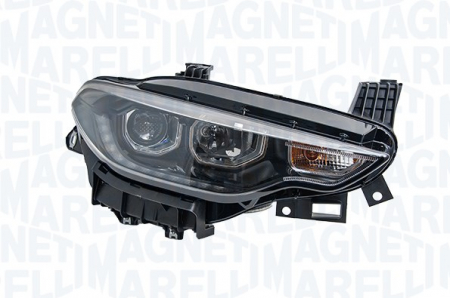 Piese Auto - Far Dreapta (halogen, H7/H7/LED/PY21W, bec, culoare insert: negru, culoare semnalizator: portocaliu) potrivit FIAT TIPO