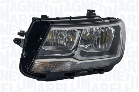 Far Dreapta (halogen, H7/H7/PW24W, electric, cu motor, bec, culoare semnalizator: portocaliu) potrivit VW TIGUAN [3]