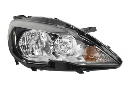 Piese Auto - Far Dreapta (halogen, H7/HB3/PY21W, electric, cu motor, bec) potrivit PEUGEOT 308 II