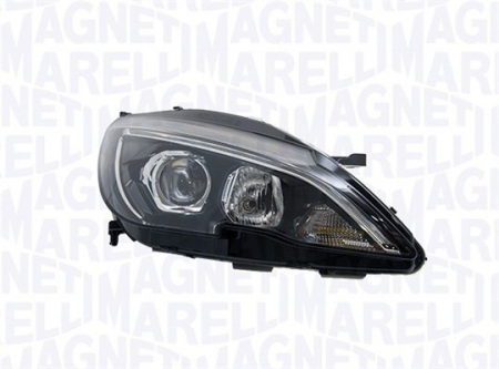 Far Dreapta (halogen, H7/HY21W/LED, electric, bec, culoare semnalizator: portocaliu) potrivit PEUGEOT 308 II [2]