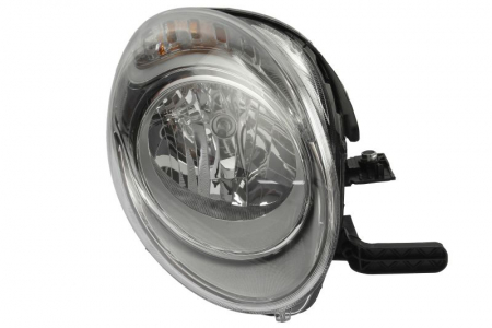 Piese Auto - Far Dreapta (halogen, H7/PY21W, bec, culoare insert: argintiu, culoare semnalizator: portocaliu) potrivit FIAT 500L