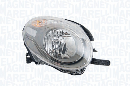 Piese Auto - Far Dreapta (halogen, H7/WY21W, bec, culoare insert: argintiu, culoare semnalizator: portocaliu) potrivit FIAT 500L