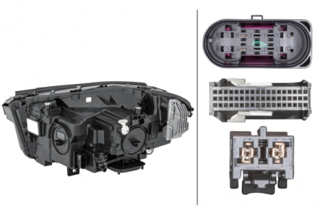 Far Dreapta LED, cu motor, fara controler LED potrivit MERCEDES GLA H247 [1]